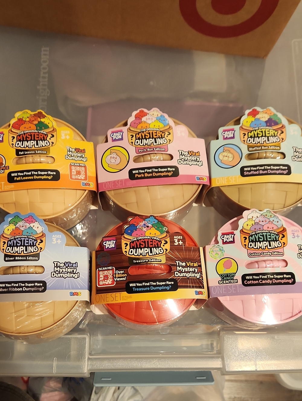 RMS Crazy Fun Mystery Dumpling Assorted Lot Of 6 (See Pics)